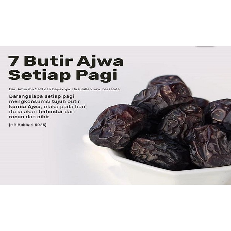 

Kurma Ajwa Premium 250 gram//Kurma Nabi 250 gr//Kurma Ajwa 250 gr