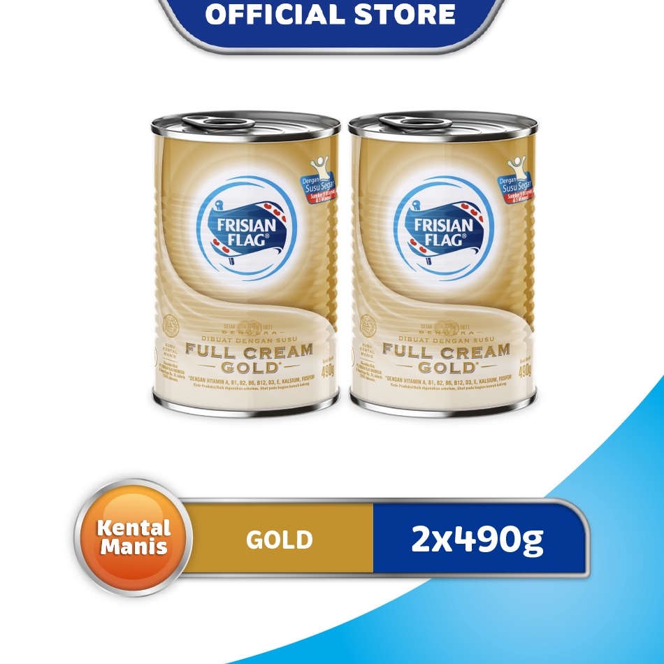 

YHPQ4323 SALE Frisian Flag Susu Kental Manis Gold Kaleng 49gr x2