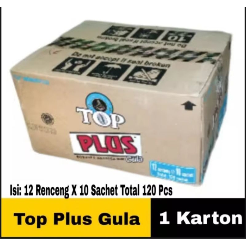 

Kopi Top plus gula 1 dus isi 120 sachet
