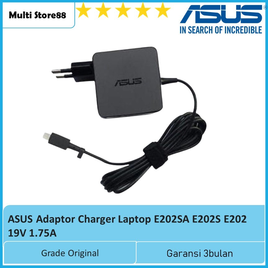 ASUS Adaptor Charger Laptop Asus E202SA E202S E202 19V 1.75A