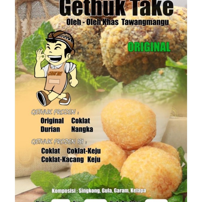 

XMCX9195 GETHUK TAKE TAWANGMANGU GETHUK FROZENGETHUK CRISPY
