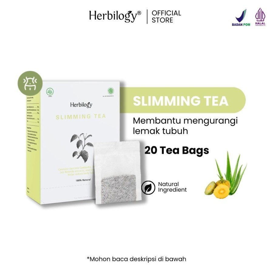 

TEH BOX Herbilogy Slimming Tea 20 Kantong Teh BOX