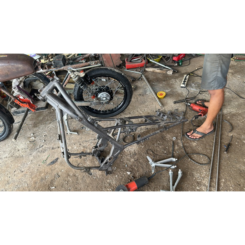 rangka frame ninja rr new utuh