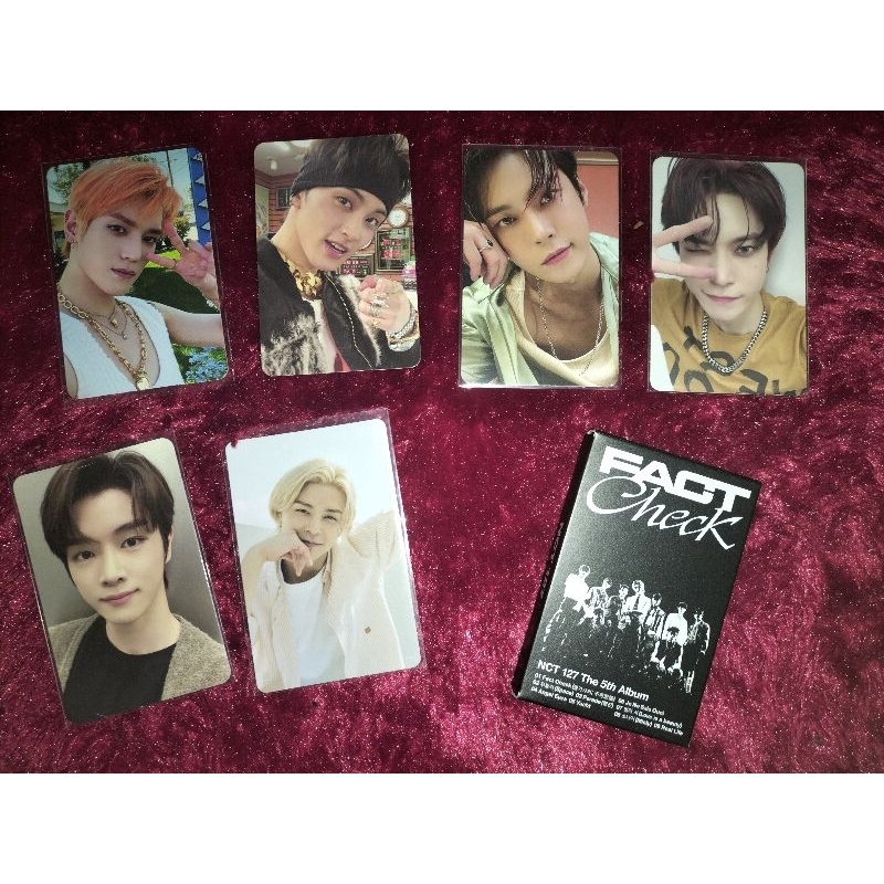 Pc MARK FACT CHECK QR VER NCT DREAM NCT 127 Underprice Jisung Doyoung Jungwoo Taeyong Johnny