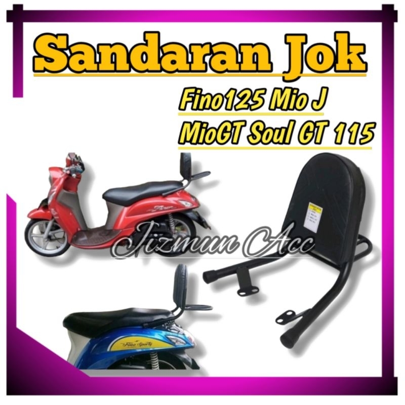 Sandaran Fino125 mio J mio GT Fino 110 Carbu 115 125 Soul GT 115
