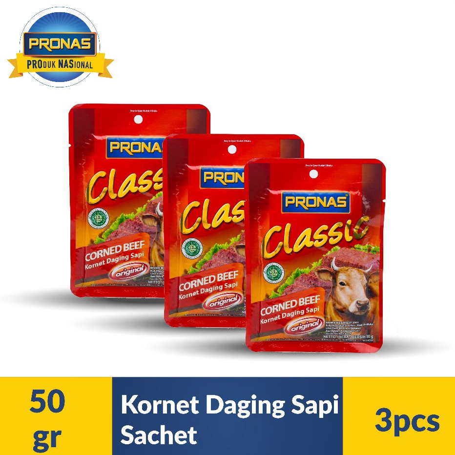 

CQPW6975 KODE 77 Pronas Kornet Sapi Sachet 5 g bundling 3 pcs