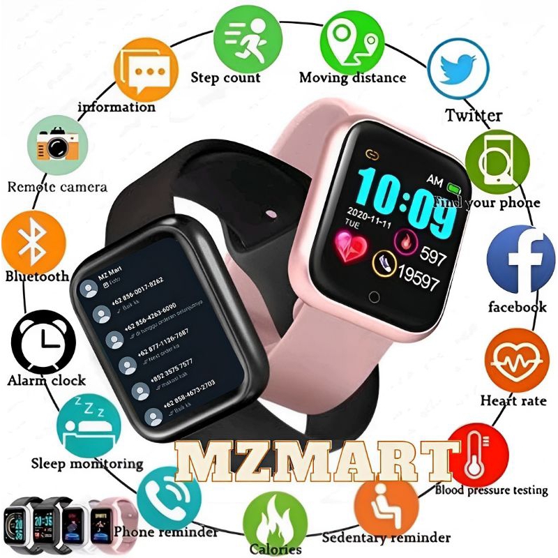 Jam Tangan Hp Pintar Android Digital Smartwatch Imo Anak Pria Wanita Dewasa Sport Bluetooth Notif Wh