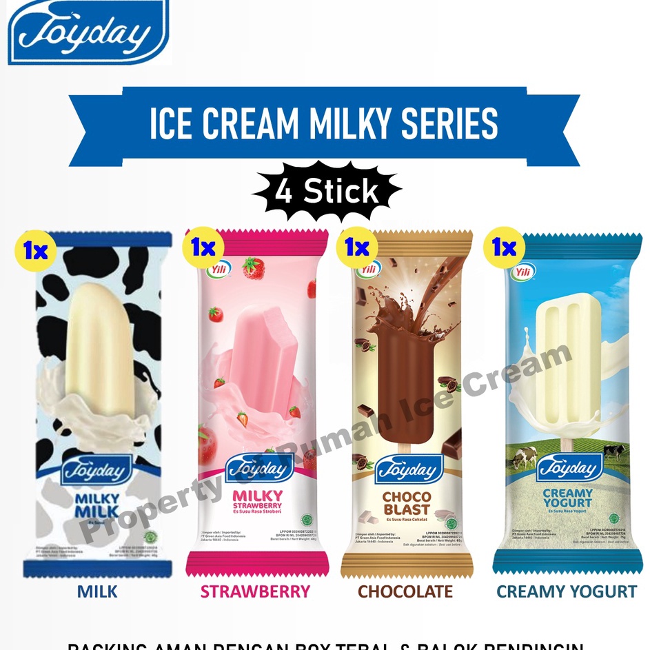 

VKDK398 77 Ice Cream Joyday Milky Series 4pcs