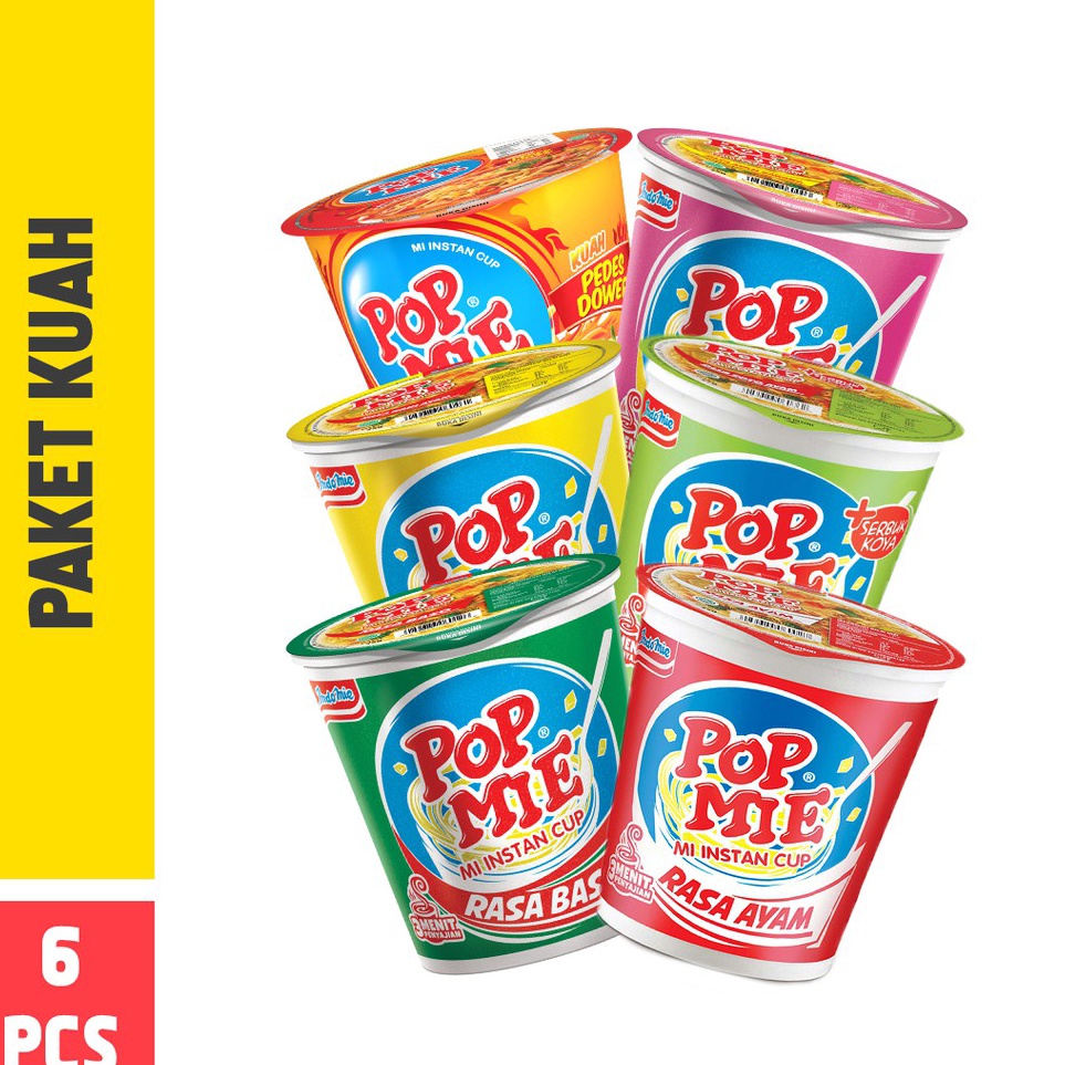 

FBPY815 HOT Pop Mie Paket Kuah 6pcs 45gr