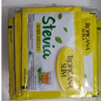 

Super promo Tropicana Slim Stevia Isi 25 Sachet PNK