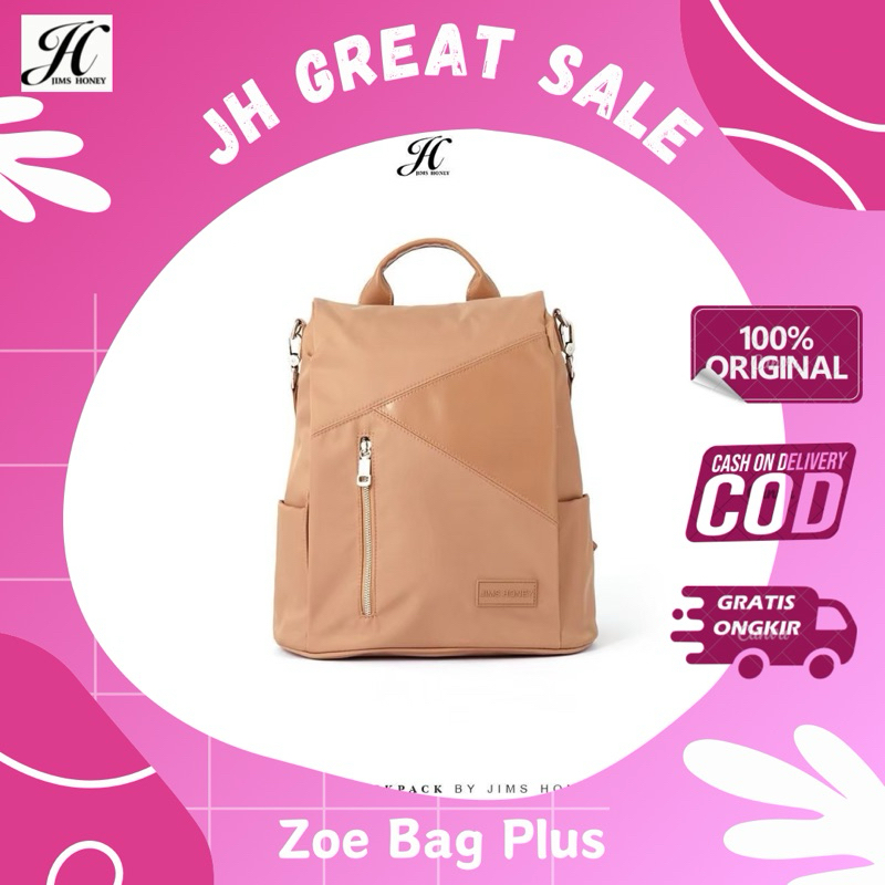 JIMS HONEY ZOE BAG PLUS Ransel Wanita Tas Laptop