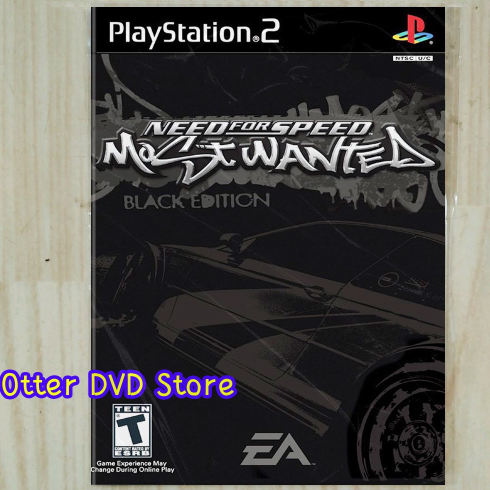 LANGSUNG KIRIM Kaset Game PS2 PS 2 NFS Need for Speed Most Wanted  Black Edition DH