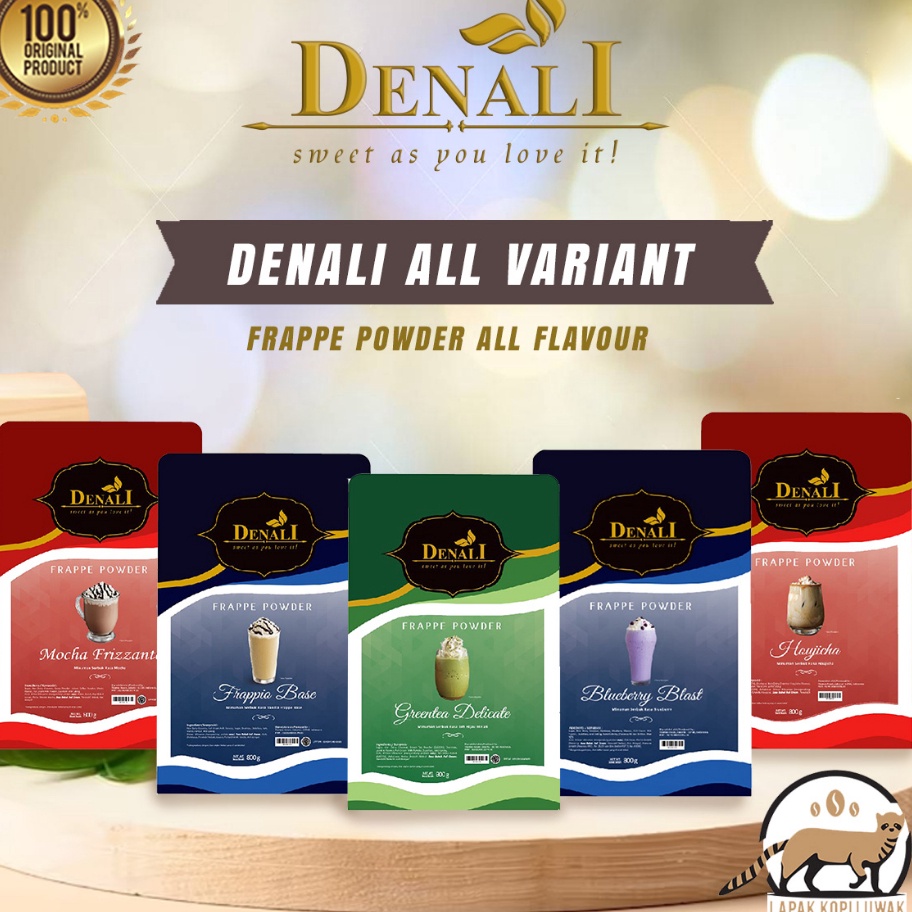 

WHRV561 Dijamin Ori Denali Powder All Variant Red Velvet Matcha Cocoa Signature Taro Dark Cocoa Avocado