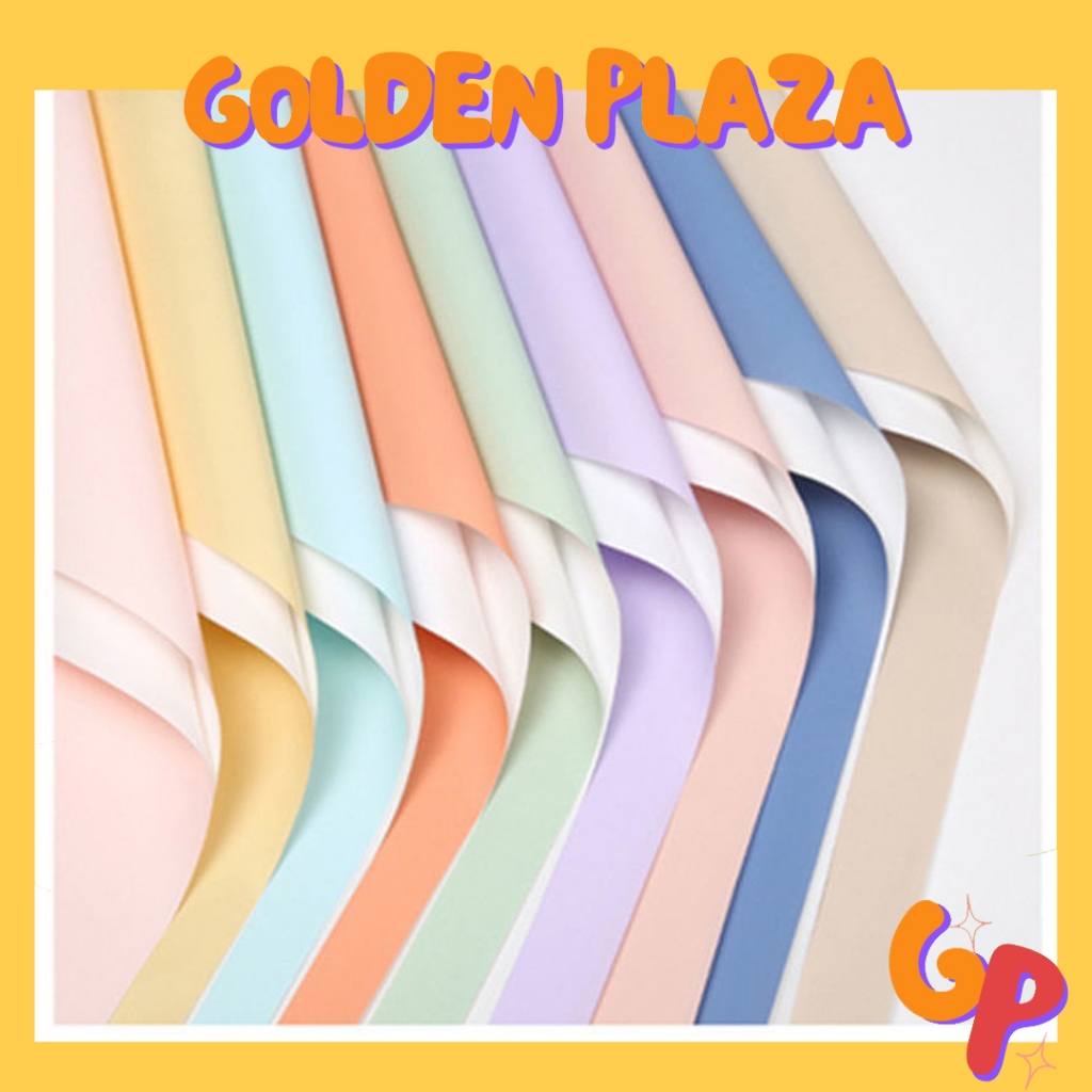 

Kertas Buket Bunga Flower Wrapping Cellophane Solid Colors Polos Warna KB6121