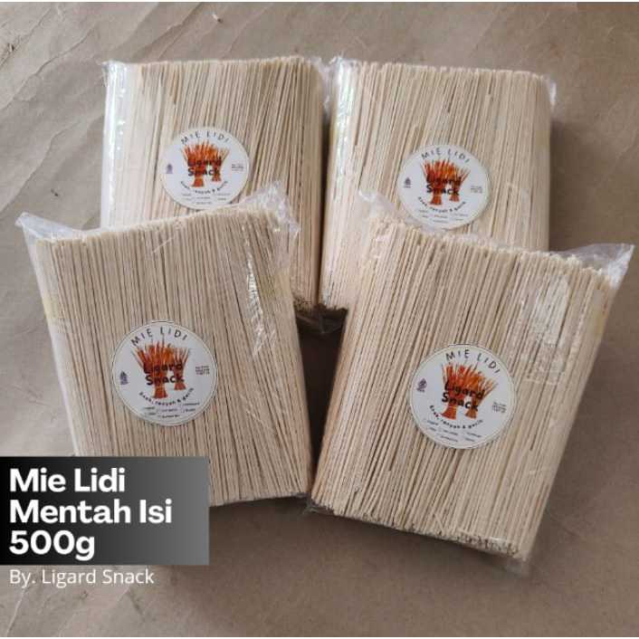 

Pasta Mie lidi mentah / lidi lidian 500g dijamin halal enak, gurih dan renyah tanpa bahan pengawet