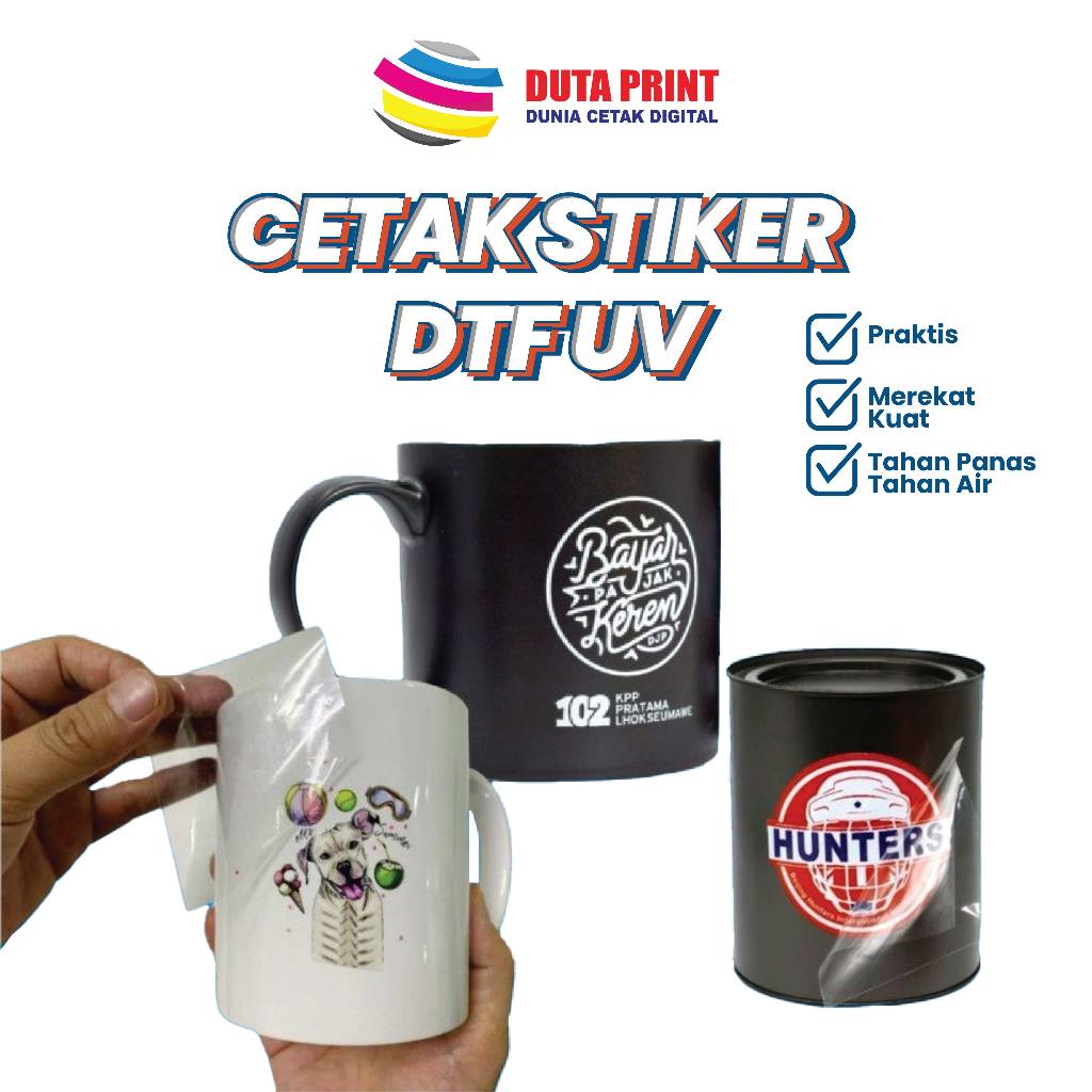 

Cetak Stiker Sablon Film DTF UV