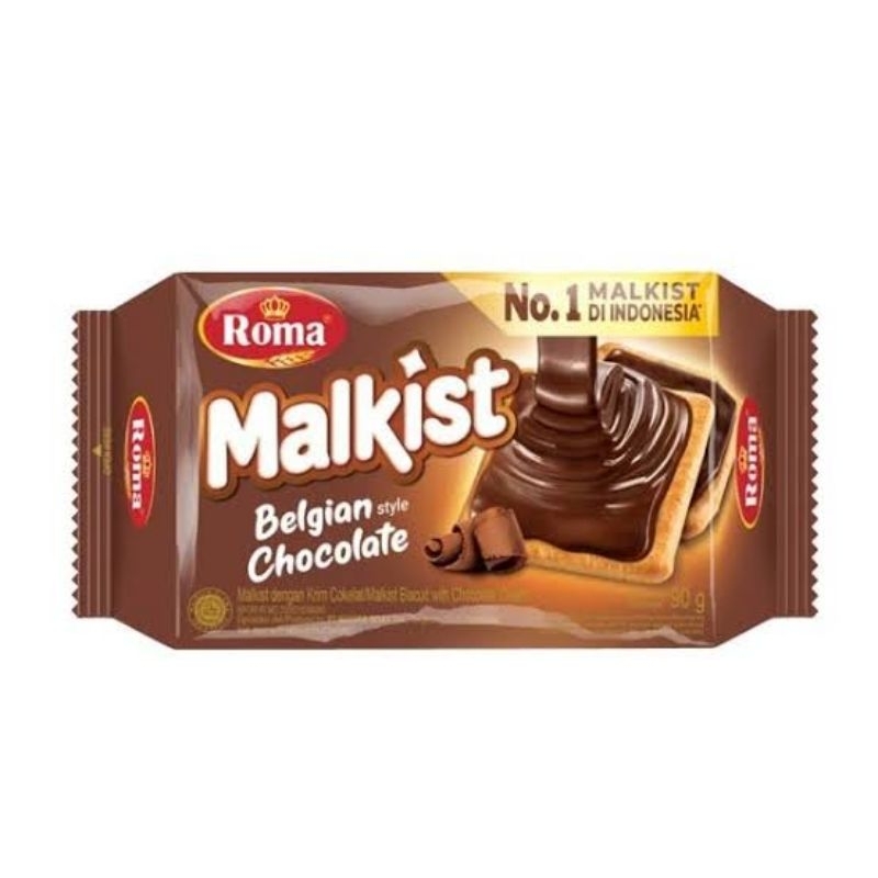 

Roma Malkist Crackers Rasa Cokelat