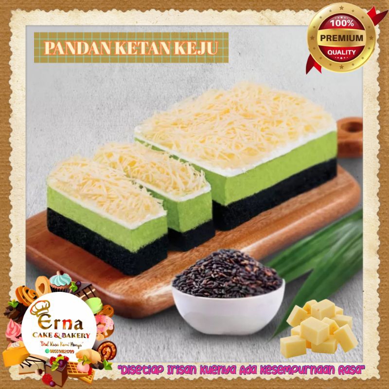 

BOLU KUKUS PANDAN KETAN KEJU - Bolu Kukus - Bolu Cake - Kue Bolu