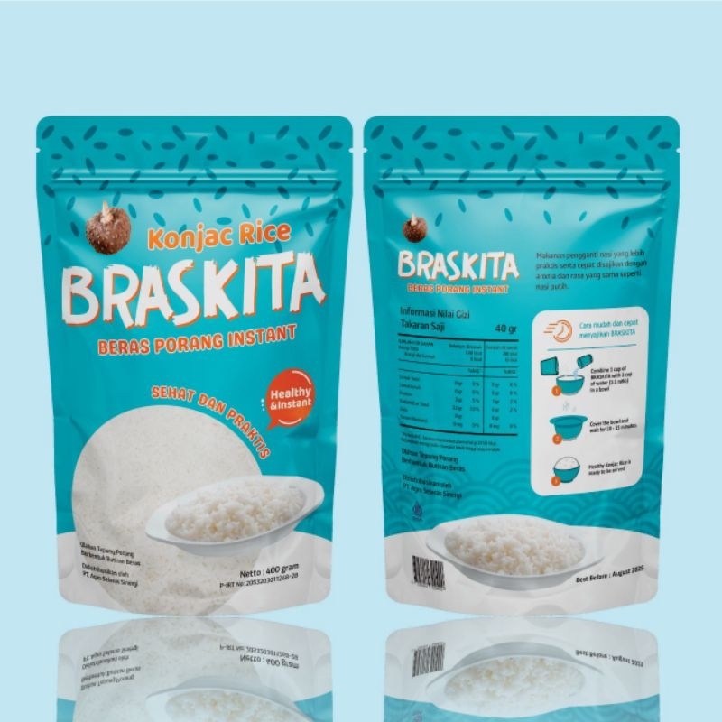 

Beras Porang Sehat Braskita netto 400gr