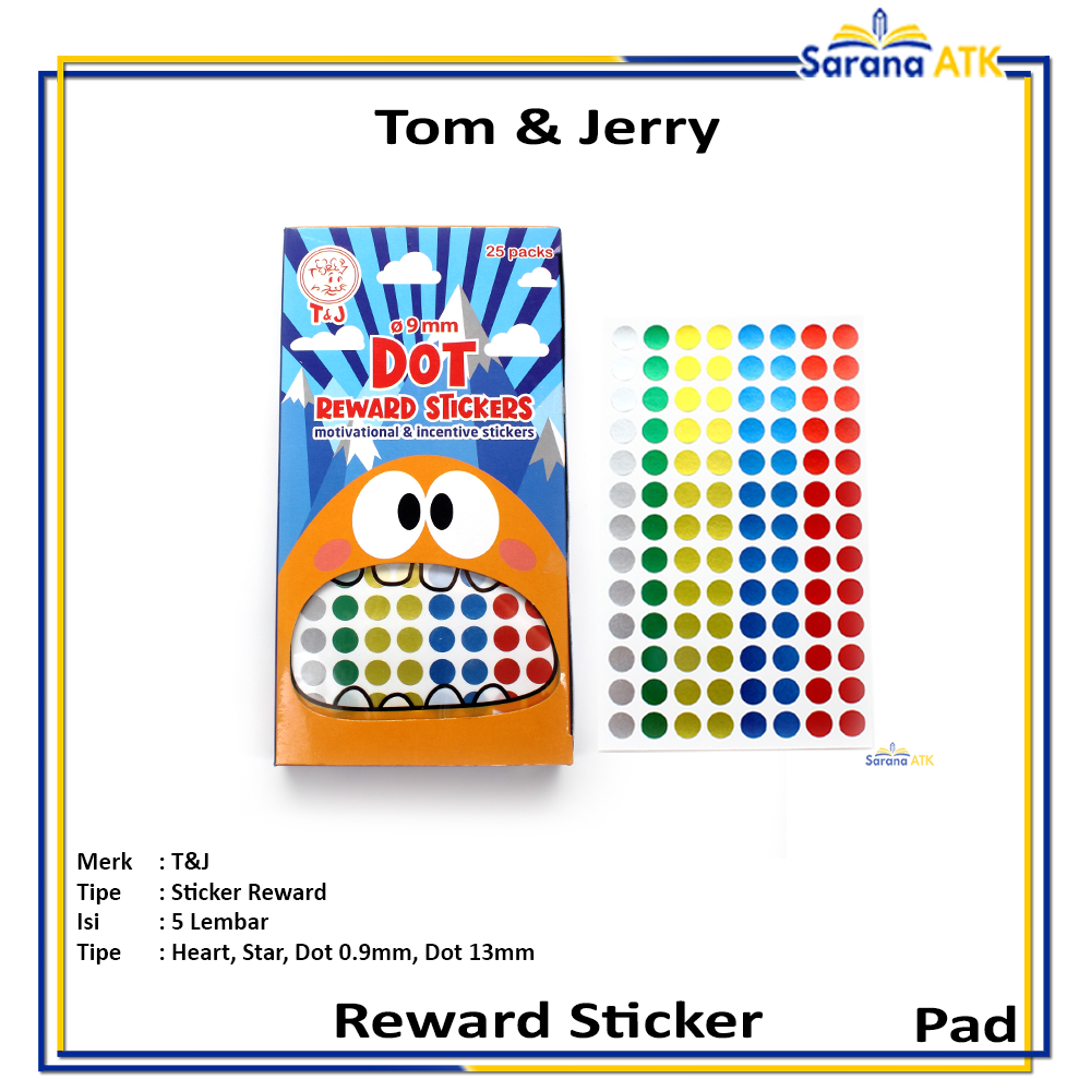 

Tom & Jerry - Reward Sticker - Pad