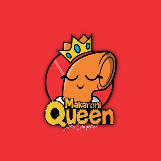 

Stiker Makroni Sticker Pedas Kemasan Pouch Plastik Desain Stiker Custom Makanan