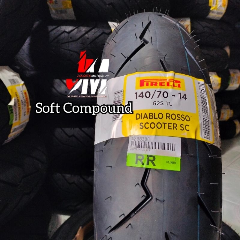 Ban Pirelli Diablo Rosso Sc 140/70-14 - Soft Compound