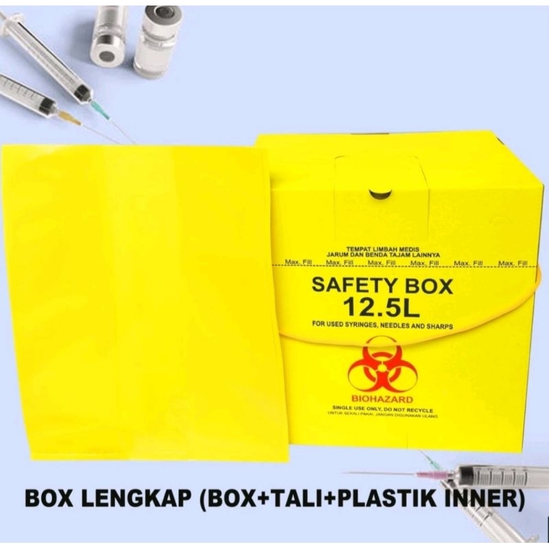 Safety box medis biohazard