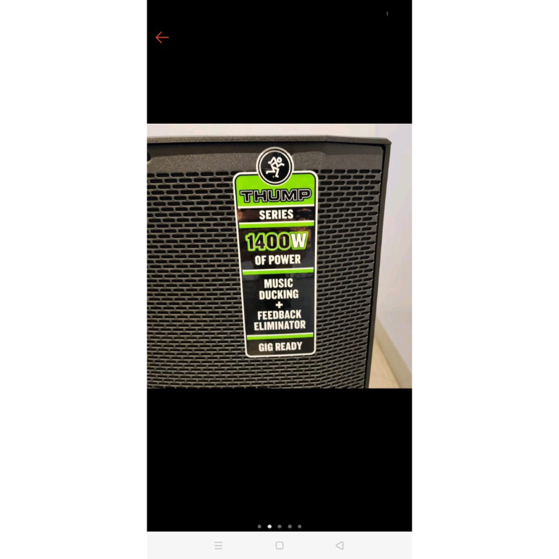 speaker aktif thump 15 inch thump 215