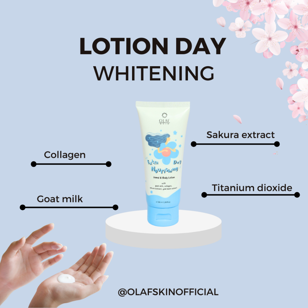 OLAF SKIN - Lotion Pemutih Permanen Aman Sudah BPOM | Lotion Mencerah Kulit Aman Busui Bumil