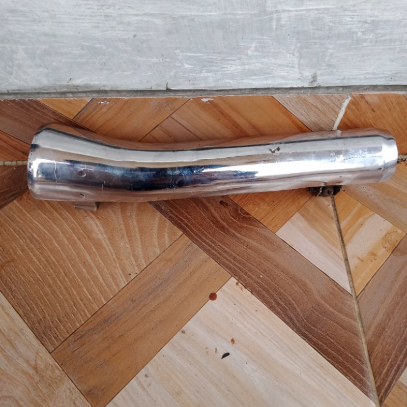 tameng knalpot chrome cover Muffler original Suzuki thunder GSX 250