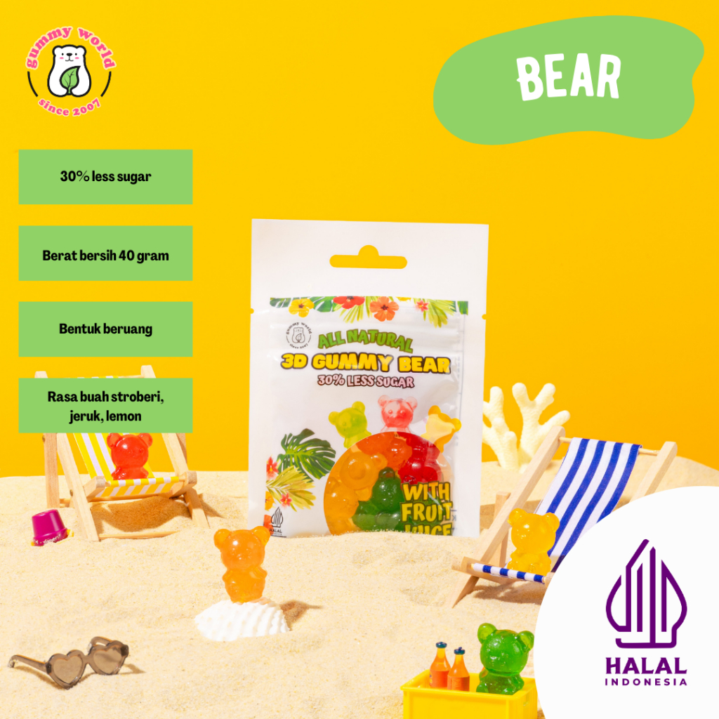 

Bites 3D Gummy Bear (Buy 1 Get 1)