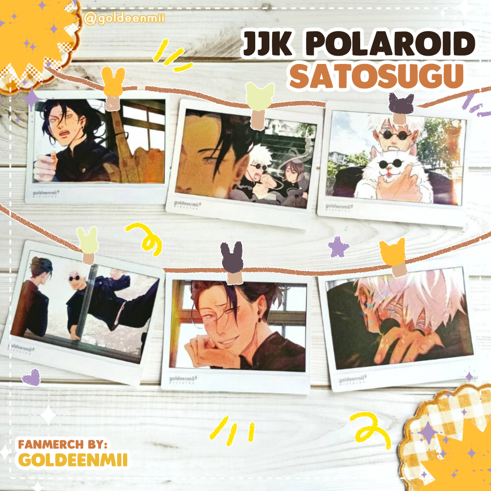 [READY STOCK] JJK - Jujutsu Kaisen Polaroid Satosugu • Jujutsu Kaisen Artprint • Polaroid Anime JJK 