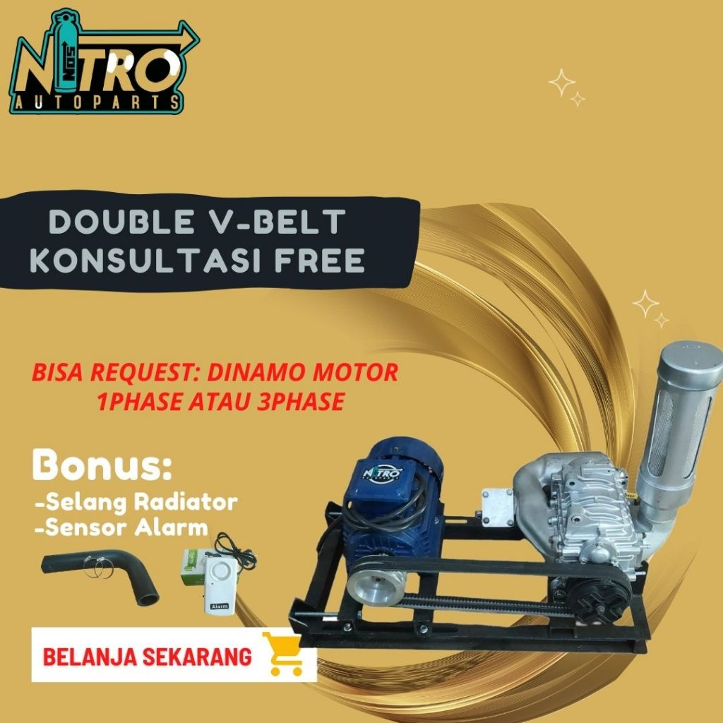 Blower SUPERCHARGER AMR1500 2Hp 1500Watt Inverter HNC HV100 2Hp 1Phase