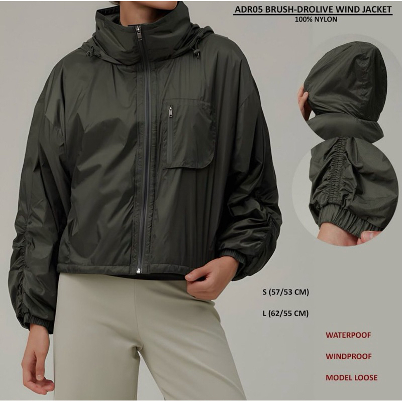 Jaket Angin (Wind Jacket) Waterproof branded ANDAR Original