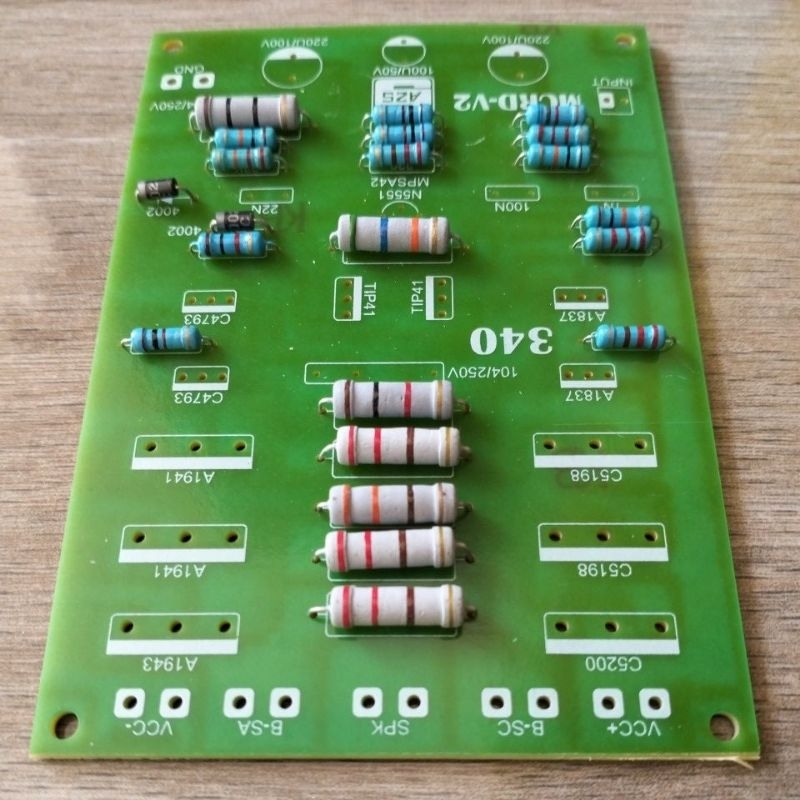 Pcb mcrd v2 sudah di lengkapi component