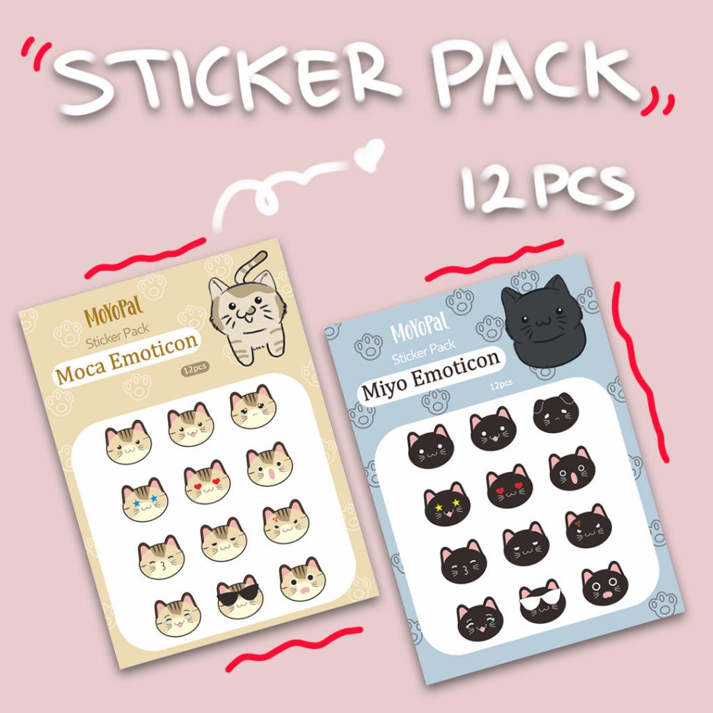 

[moyopal] Sticker Pack | Sticker Die Cut | Bujo Sticker | Aesthetic Sticker | Stiker Deko | Stiker Journaling