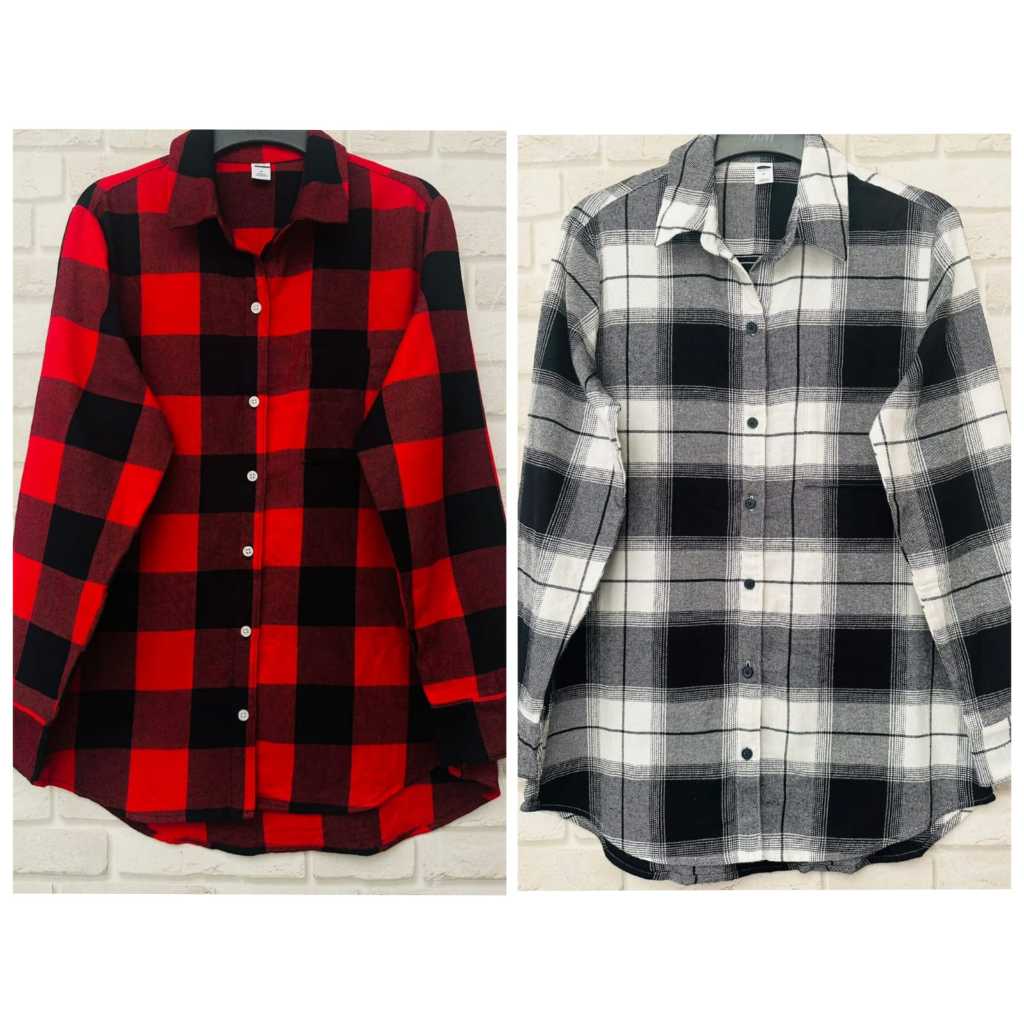 Kemeja Flanel Remaja/Dewasa cewek Old Navy