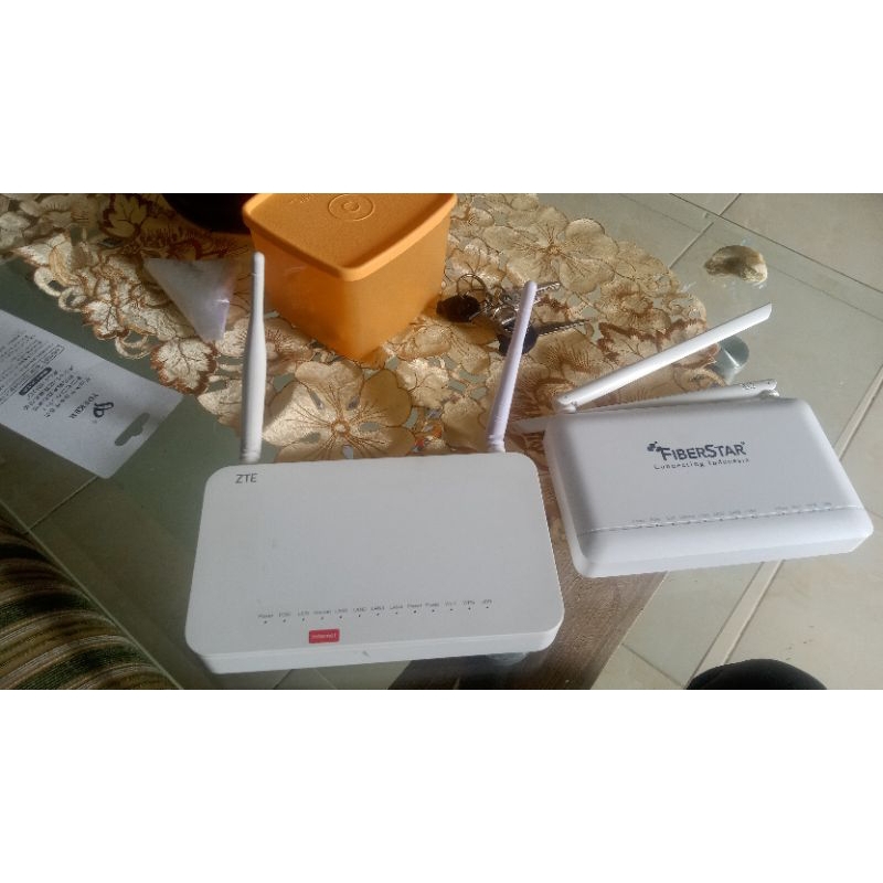 router ZTE V3 dan fiberstar