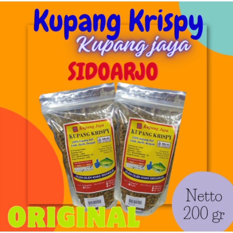 

Kupang crispy rasa pedas/original khas sidoarjo 150 gr