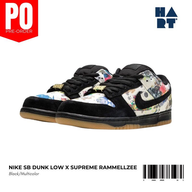 NIKE SB DUNK LOW X SUPREME "RAMMELLZEE"