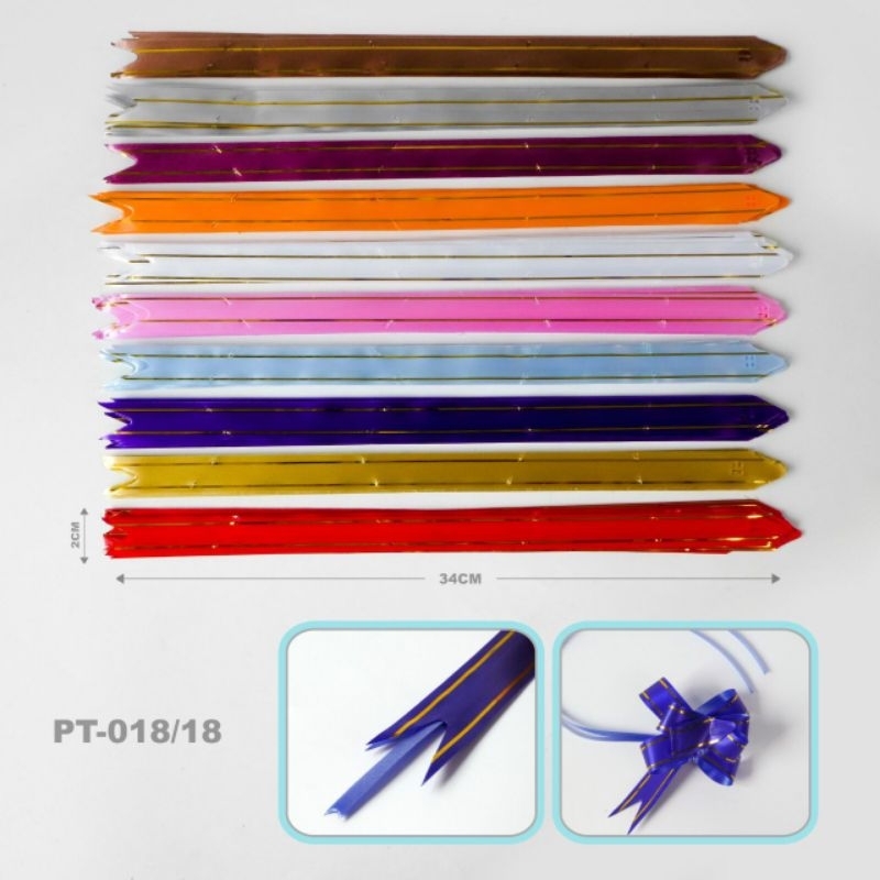 

Pita Serut / Pita Kado Harga Per 1 Bks Isi 10 Pcs