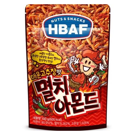 

[Pre Order] HBAF Spicy Gochujang Anchovy Almond 100 gr