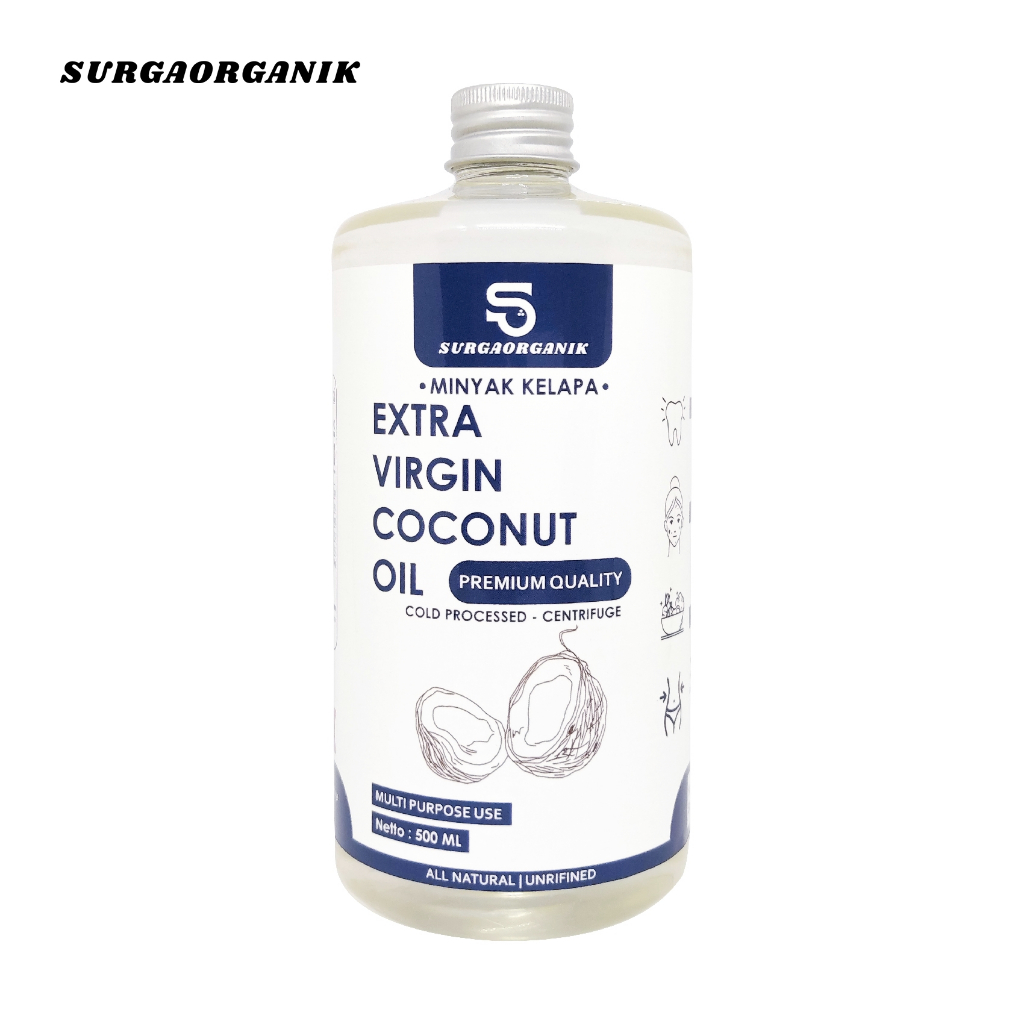 

Minyak Kelapa Murni VCO vico Extra Virgin Coconut Oil 500ml - surgaorganik