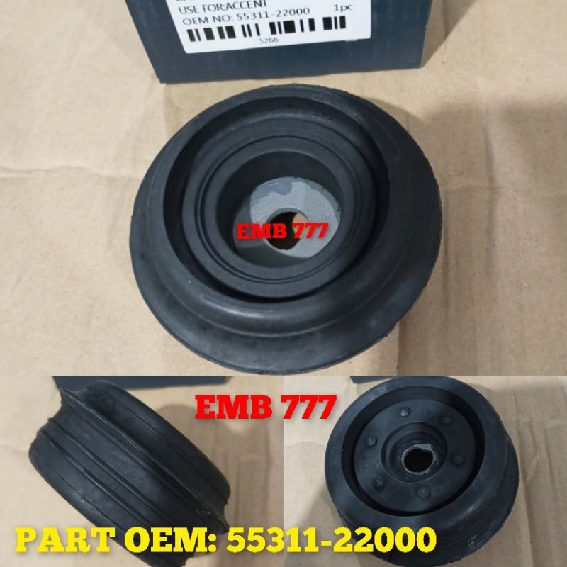 KARET SUPPORT SHOCK HYUNDAI ACCENT BELAKANG