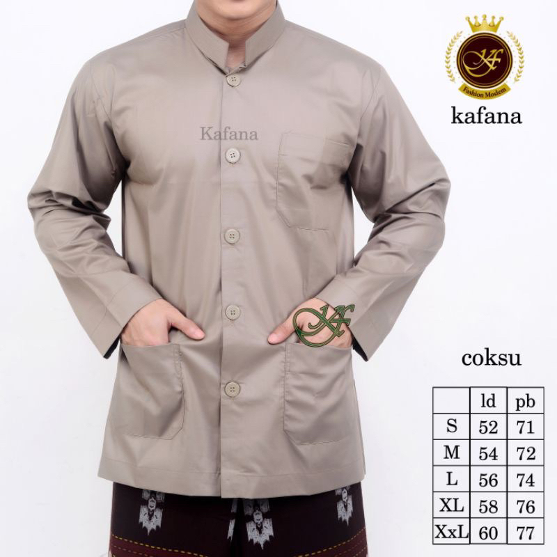 Baju Koko Pria Haibah Putih Polos Lengan Panjang Koko Habaib Murah Koko Habibi Baju taqwa