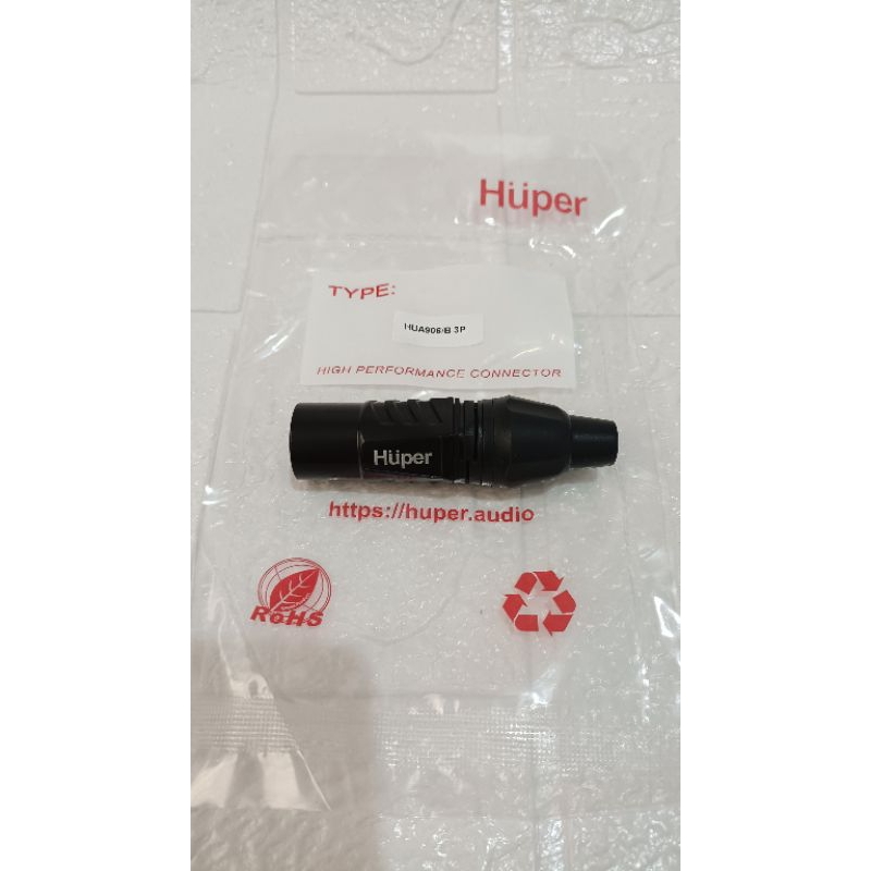 Jack jek Mic Canon XLR 3P Male Huper - Konektor Cowok Huper Diamond
