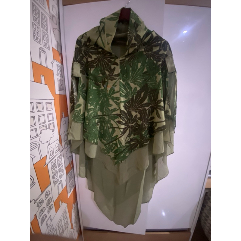 sisesa khimar warna army PL