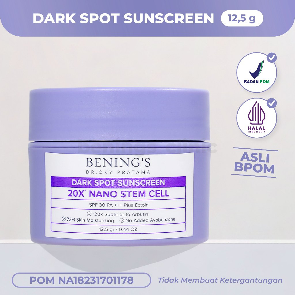 SScntx- Exclusive Day Cream / Darkspot Cream Bening Skincare Dr Oky Bening's Clinic - Cream Siang