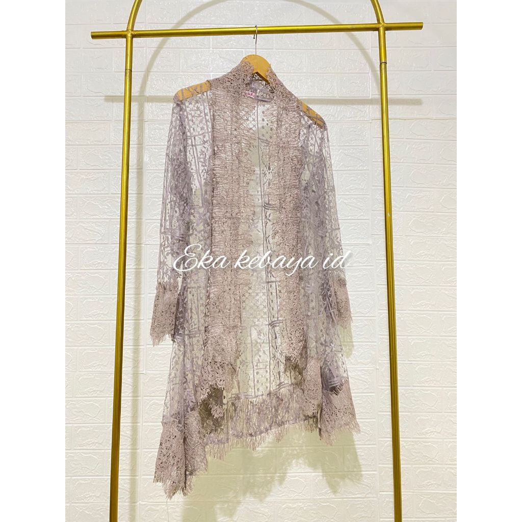 	 Eka Kebaya Id - Nara Outer - Cardigan Brukat Etnik - Outer Kondangan	