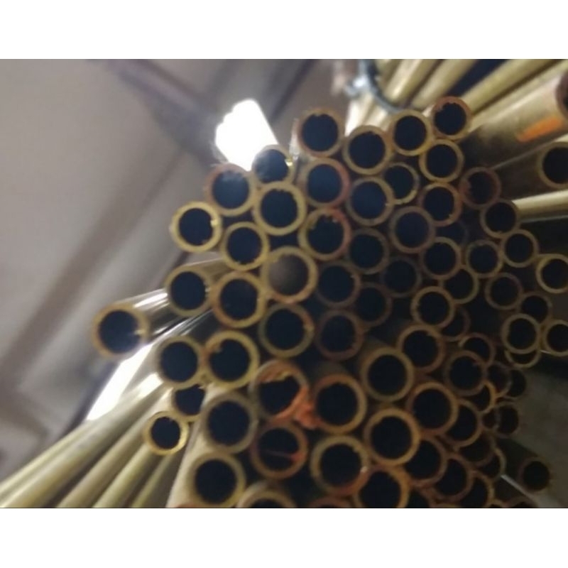 pipa kuningan 25mm tebal 2mm x 580cm